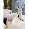Louis Vuitton white boots