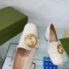 Gucci white flat