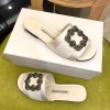 Manolo Blahnik White Marta Crystal Buckle Silk Sandals