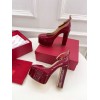 Valentino red patent high heel