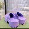 Gucci purple rubber