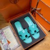 Hermes slippers blue sky