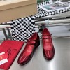 CHRISTIAN LOUBOUTIN Miss Jane red patent leather pumps