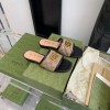 Gucci GG matelasse black canvas slide sandal