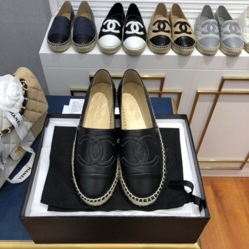 Chanel Espadrilles All Black