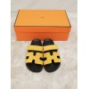 Hermes Chypre yellow sandal