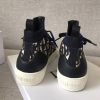 DIOR TECHNICAL KNIT OBLIQUE MID-TOP SNEAKER