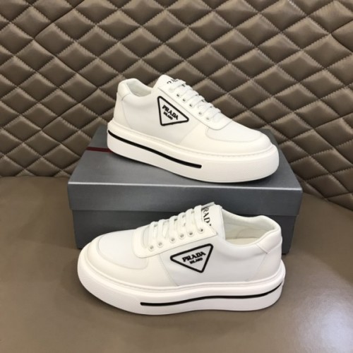 Prada White Cloudburst Men Sneaker