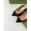 Gucci patent black heels