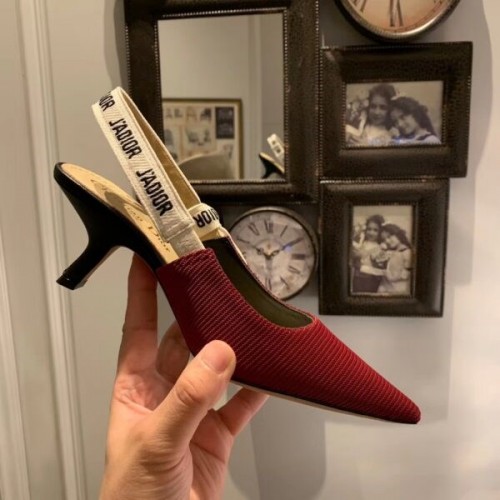Dior J'adior Slingback Red 6.5cm Heels