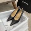 Chanel black heels