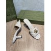 Gucci white heels