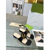 Gucci Black Blondie thong sandal