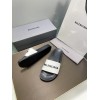 Balenciaga black/white slippers