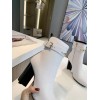 Louis Vuitton white boots