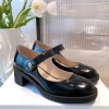 Dior D-Doll Black Shiny Calfskin Pump