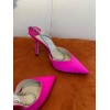 JIMMY CHOO Pink Saeda 100 Hotfix Heels