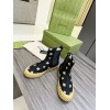 Gucci black bee boot