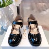 Dior D-Doll Black Shiny Calfskin Pump