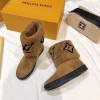 Louis Vuitton brown boots