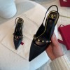 Valentino RockStud Black Heel 7cm