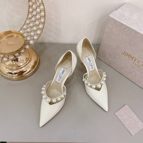 Jimmy Choo Patent Leather Pearl Aurelie 65