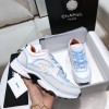 Chanel shoes blue/ white