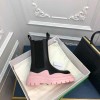 Bottega Veneta Boots in pink/black