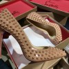 Christian Louboutin Spikes Beige Pump Heel