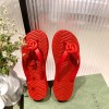 Gucci orange slippers