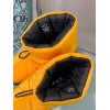Prada padded nylon yellow boot
