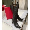 Valentino high black boot