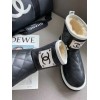 Chanel black boots 01