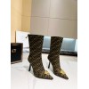 Fendi canvas boots