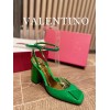Valentino all green heels