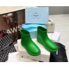 Prada rubber green boots